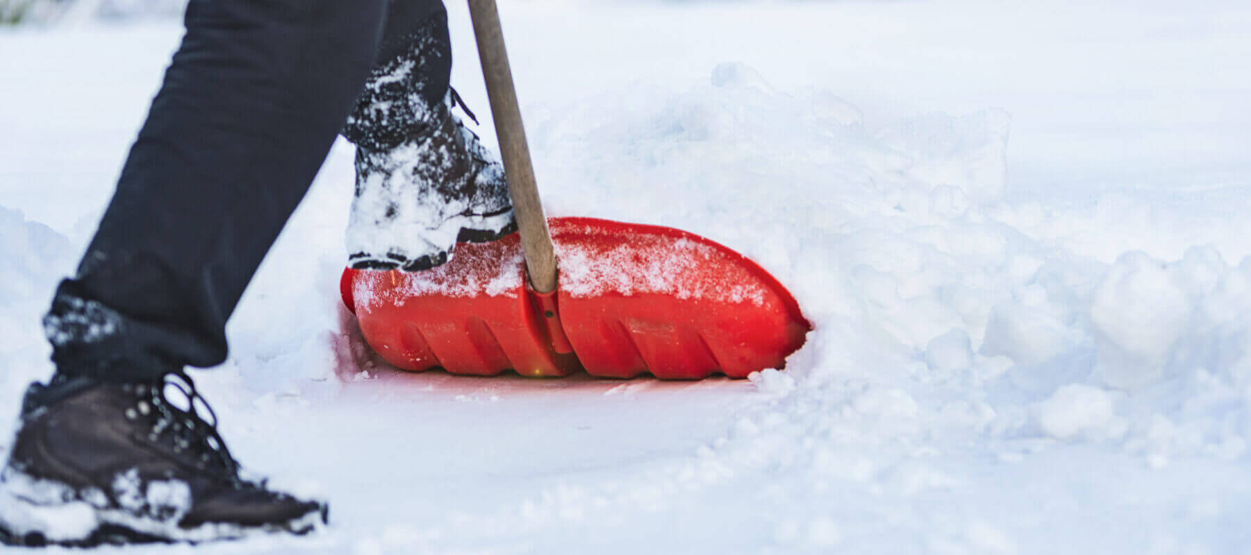 Man Shoveling Snow